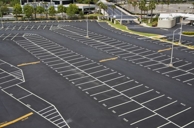 Asphalt Parking Lot Sealing detail