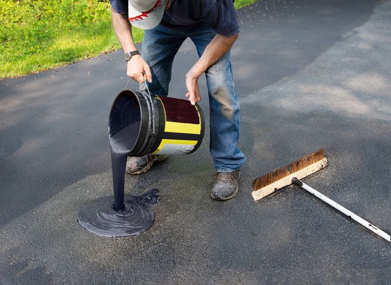 Local Asphalt Sealing pros at work